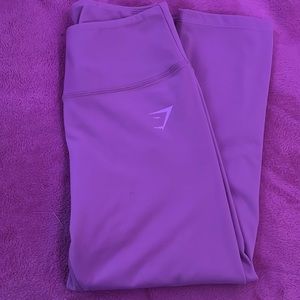 Gymshark neutral baby pink/blush nude cropped leggings